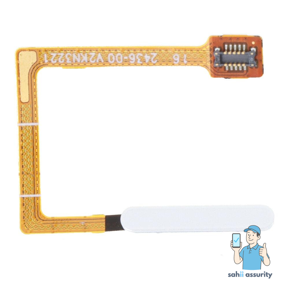 Fingerprint Sensor with Flex Cable for Xiaomi Redmi Note 13 5G White